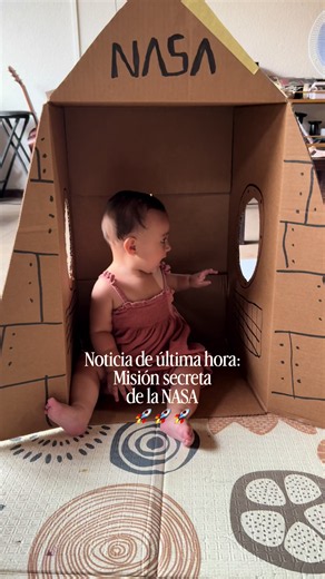 Misión secreta de la NASA: juego creativo para niños con cajas de cartón