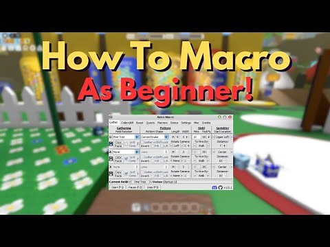 How To Macro In Bee Swarm Simulator! (As Beginner)