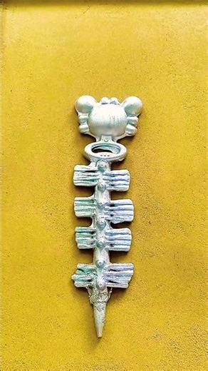 Metal Casting of a Sand Pattern Design