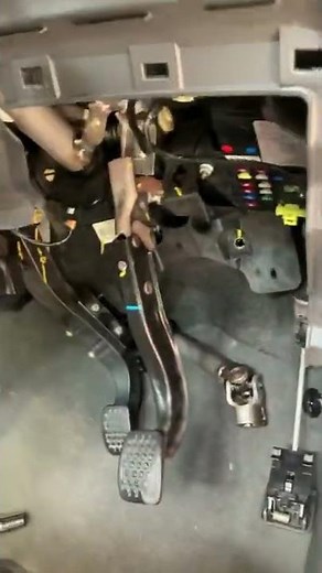 Holden Spark or Chevrolet Spark Clutch Cable Replacement in progress