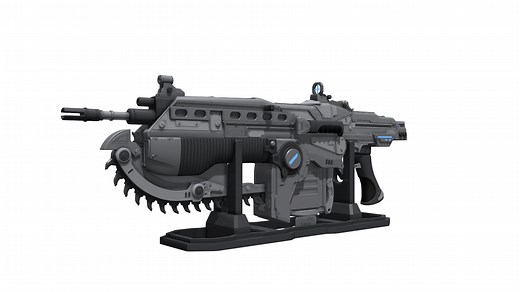 Lancer - Gears Of War - Printable 3d model - Buy Royalty Free 3D model by MakerLabModels