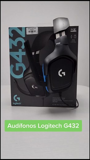 Experimenta el sonido envolvente con los audífonos Logitech G432