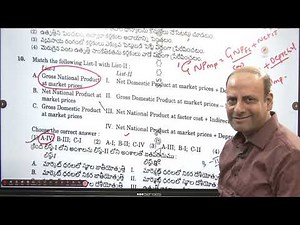 TGPSC Group 2 National income Questions Explanation by Pasha Sir