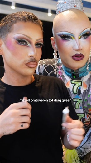 Jerrel als DRAGQUEEN!?💄✨(Volledige video op YouTube) ​⁠@nyxcosmetics
