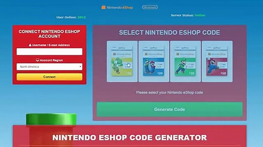 Nintendo eShop Code Generator - How To Get Free Nintendo eShop Codes | EASY