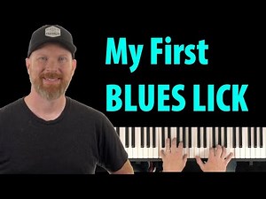 My First Blues Lick! How To Play The Blues on the #piano