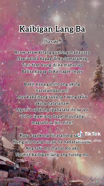 Kaibigan Lang Ba by Eurika: Full Lyrics Song with Karaoke