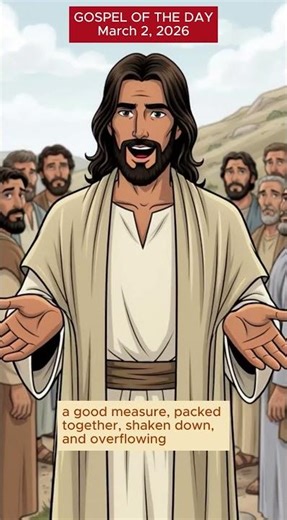 GOSPEL OF THE DAY | March 2, 2026 | Luke 6:36-38