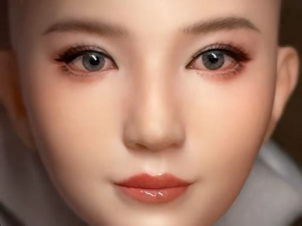 headshow首秀 1/6头雕 模特头雕3D建模、打印、精涂、植发、造型、服装服饰