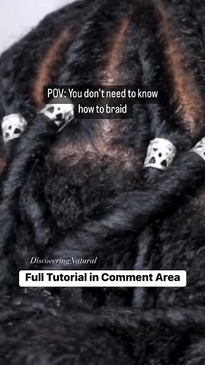 15K views · 388 reactions | You do not need to know how to braid to create a cute protective style. Full tutorial on DiscoveringNatural channel on YouTube. Go to “No Braids Natural Hairstyle “ playlist #nobraids #twiststyles #protectivestyles | DiscoveringNatural | Facebook