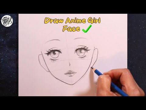 How to Draw an Anime Face Step by Step ✏️ | Easy Anime Girl Drawing Tutorial
