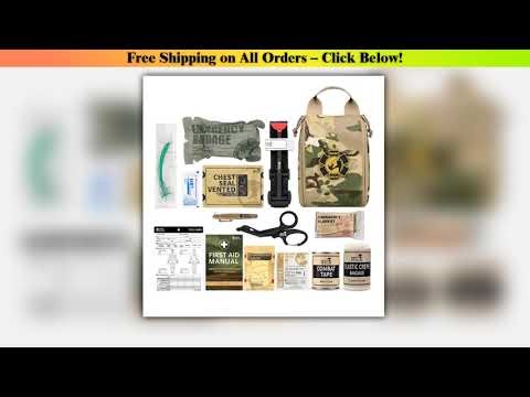 Rhino Rescue IFAK Pouch Trauma Kit Frist Aid Kit Tactical Survival Outdoor Bag Emergency For