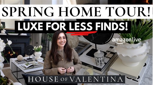 Watch Spring Home Tour on Amazon Live