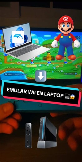 Jugando New Súper Mario Bros desde mi laptop