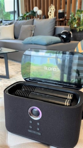 Ready to steal the spotlight?  This all-in-one portable karaoke...
