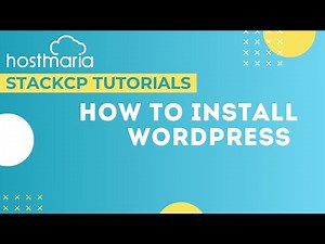 StackCP Tutorial: How to Install WordPress