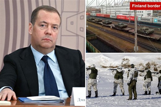 Russia threatens NATO nations with revenge nuclear strikes as Putin expands military bases along Finnish border