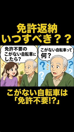 返納しない父vs返納させたい娘。こがない特定小型原動機付自転車がおすすめな理由。