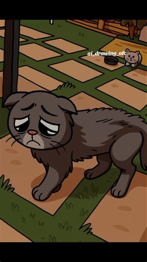 Help This Cat! It's Too Skinny & Its Face Looks Sad :( #cat #shorts #respect #catlovers #catworld