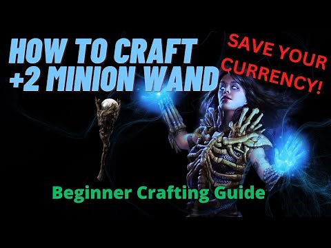 Path of Exile Crafting Guide - +2 Minion Skill Gem Convoking Wand - Beginner Guide - Craft of Exile