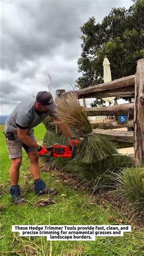 Hedge Trimmer Tools Deliver 60 cm Precision Cuts for Clean Landscape Edges