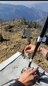 31K views · 507 reactions | September 27, 2025. Removing the (entirely unhelpful) cell phone booster from the roof of the fire lookout on the day before coming down for the season. Perhaps Starlink is in my future… uploading anything on 1 cell bad on the mountain has been ✨extremely✨ frustrating  #firelookout #lookoutformichelle #lookoutlife #offgrid #lookout | Lookout for Michelle | Facebook