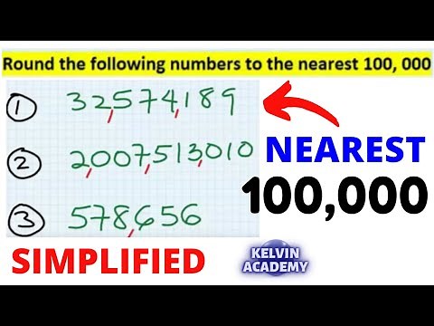 ROUNDING TO THE NEAREST 100000 (HUNDRED THOUSAND) SIMPLIFIED