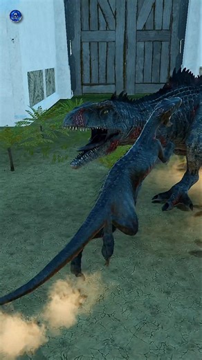 🔥U Never Seen This Type Fight Ever 😎 Giganotosaurus vs Indoraptor - JWE3 #jwe3 #shorts #ytshorts