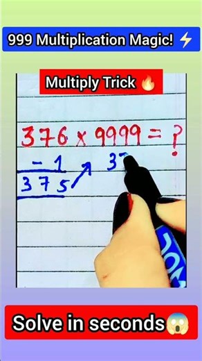 Multiply by 9999 in 2 Seconds!😱| Multiply Trick |#shorts #maths #mathstricks #TSLearning