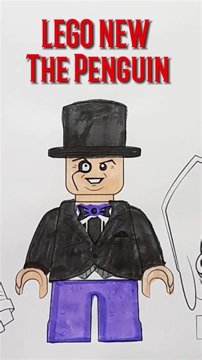 LEGO NEW The Penguin Character Coloring Pages / How To Color Lego #lego #ninjago #legopolice #coloringpages #coloring #legocoloring #legocitycoloring #coloringup #legofun #coloringlego #legoninjago #howtocolor #legocoloring
