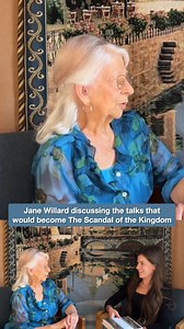1.7K views · 44 reactions | Dallas' wife Jane recently sat down with their granddaughter Larissa to discuss the talks that would become #TheScandalOfTheKingdom. The full interview is available now on the Dallas Willard Ministries YouTube page! #DallasWillard #Kingdom #parables #spiritualformation #discipleship #christianquotes #christianbooks #christianauthors | Dallas Willard | Facebook