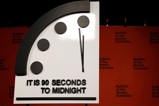 Watch: Scientists unveil latest movement of ‘Doomsday Clock’