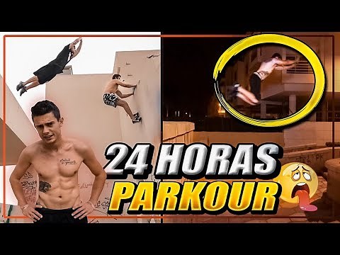 24 HOURS OF PARKOUR 😱 (EXTREME CHALLENGE) - Parkour Challenge #2