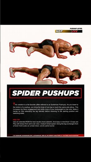 🕷️ Get Six Pack Abs with Spiderman Pushups (Spider-Man Push up Benefits)