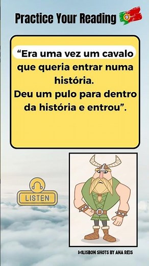 Practice Your Reading Skills in European Portuguese 🇵🇹 | A1–A2 Reading Practice for Beginners ⭐ #2