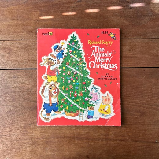 1972 Richard Scarry the Animals’ Merry Christmas 21 Stories by Kathryn Jackson - Etsy