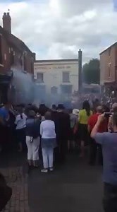 The sun was shining on BCLM today for the first day of our 1940s Weekend and the sirens are sounding for our air raid scenario | The Black Country Living Museum