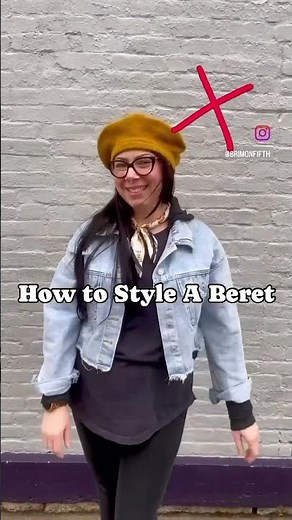 How to wear a beret #hatstyle
