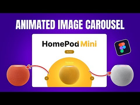 Create Interactive Image Carousel Animation in Figma | Figma Tutorial