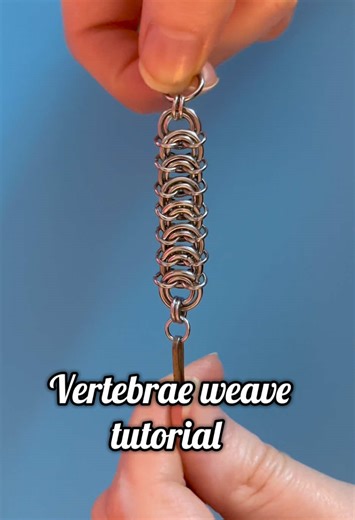 Step-by-Step Vertebrae Weave Chainmail Tutorial