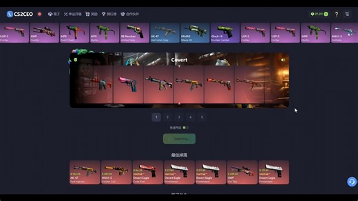 首次试水全新C网，4.99小awp箱出货崭新雷击【CS2CEO】