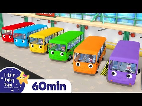 Color Bus +More Nursery Rhymes and Kids Songs | Little Baby Bum