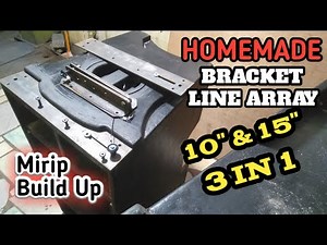 HOW TO MAKE A LINE ARRAY BRACKET/BRIQUETTE || SIMILAR TO BUILD UP