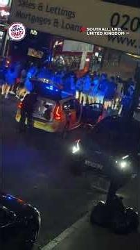 Huge Police Response After Crowd Chaos Brings Southall Road To Standstill 🚨