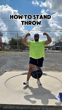 How to stand throw in the Shot Put.. #shotput #track