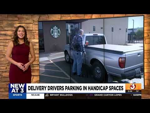 Delivery drivers parking in handicapped spaces hits breaking point in Arizona