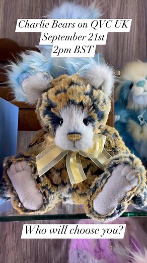 6.8K views · 156 reactions | Make sure you don’t forget another special QVC UK show with Rosa tomorrow (September 21st 2pm BST). Look out for some beary special bears and characters from our Secret Collection笠 | Charlie Bears | Facebook