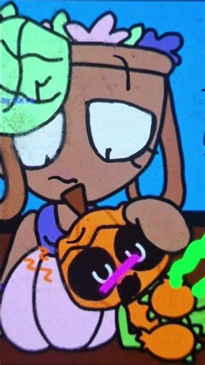 pov:gourdy sleeps while her stomsch is growling and bassie looked him he's hungry (request) to kk14