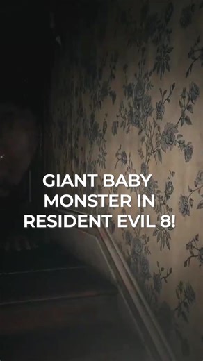 Encountering the GIANT BABY MONSTER in Resident Evil 8