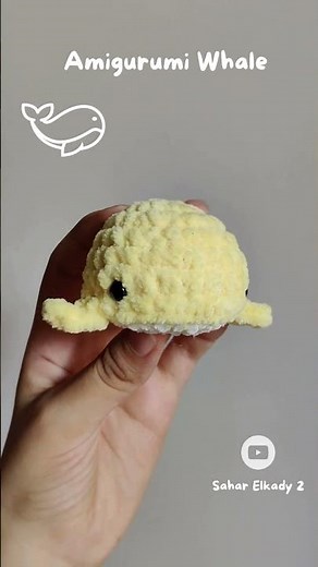 Crochet Amigurumi Whale for beginners | Step-by-step tutorial